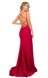 12 of 24 Nox Anabel C301 Dress Burgundy