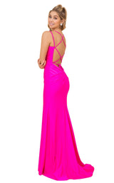 11 of 24 Nox Anabel C301 Dress Fuchsia