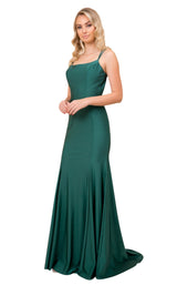 3 of 24 Nox Anabel C301 Dress Hunter-Green