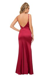 7 of 16 Nox Anabel C302 Dress Burgundy