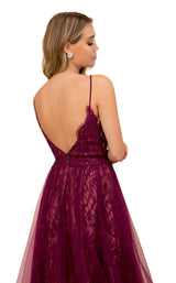 4 of 4 Nox Anabel C305 Dress Wine-Nude