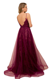 2 of 4 Nox Anabel C305 Dress Wine-Nude