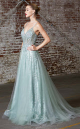 4 of 5 Cinderella Divine CB047 Dress Eucalyptus