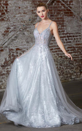 3 of 5 Cinderella Divine CB047 Dress Silver