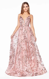 1 of 2 Cinderella Divine CB048 Dress Rose-Gold