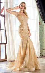 2 of 6 Cinderella Divine CB049 Dress Gold