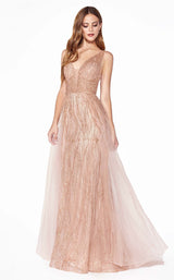 1 of 4 Cinderella Divine CD0152 Dress Rose-Gold