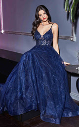 3 of 5 Cinderella Divine CD0154 Dress Navy