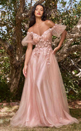 1 of 10 LaDivine CD0197 Dress Blush