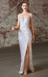 2 of 5 Cinderella Divine CD175 Dress Opal-Blush