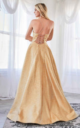 2 of 2 Cinderella Divine CD203 Dress Gold