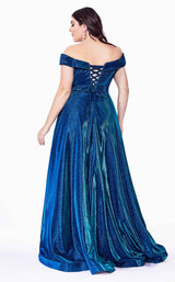 3 of 3 Cinderella Divine CD210C Dress Metallic-Blue