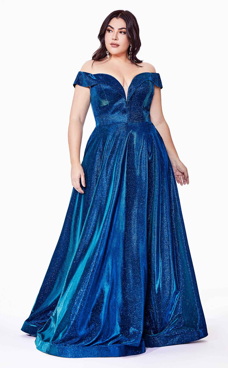 Cinderella Divine CD210C Dress Metallic-Blue