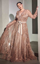 2 of 2 LaDivine CD233C Dress Rose-Gold