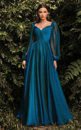 3 of 9 Cinderella Divine CD243 Dress Peacock