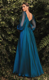 7 of 9 Cinderella Divine CD243 Dress Peacock