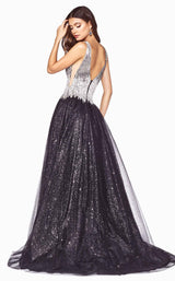 3 of 4 Cinderella Divine CD70 Dress Black-Silver