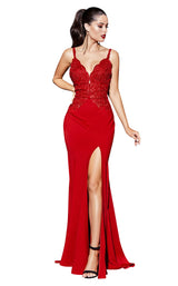 5 of 7 Cinderella Divine CF319 Dress Red