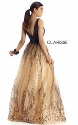 2 of 4 Clarisse 5104 Dress Black-Nude