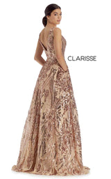 4 of 8 Clarisse 5105 Dress Rose-Gold