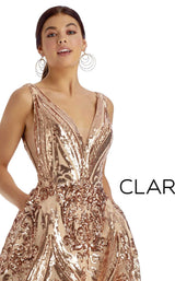 6 of 8 Clarisse 5105 Dress Rose-Gold