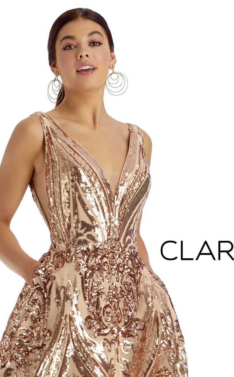 Clarisse 5105 Dress Rose-Gold