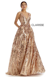 2 of 8 Clarisse 5105 Dress Rose-Gold