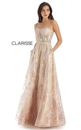 1 of 4 Clarisse 5108 Dress Blush-Multi