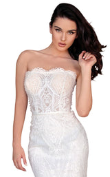 4 of 6 Clarisse 5119 Dress Ivory