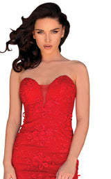 3 of 4 Clarisse 5132 Dress Red