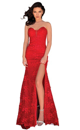 1 of 4 Clarisse 5132 Dress Red