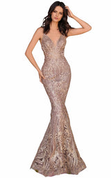 1 of 4 Clarisse 5138 Dress Dark-Gold