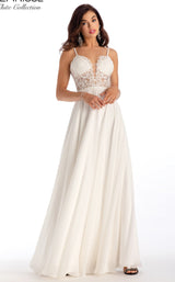 1 of 4 Clarisse 600208 Dress Ivory