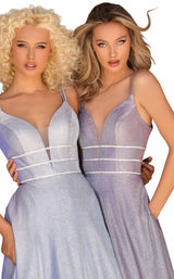 6 of 8 Clarisse 8008 Dress Shimmer-Lilac