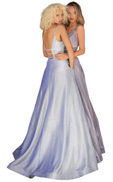 4 of 8 Clarisse 8008 Dress Shimmer-Blue