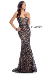 1 of 4 Clarisse 8017 Dress Black-Nude