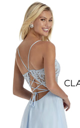 4 of 4 Clarisse 8021 Dress Pale-Blue