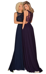 2 of 4 Clarisse 8025 Dress Eggplant