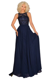 1 of 4 Clarisse 8025 Dress Navy