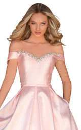 3 of 4 Clarisse 8057 Dress Blush