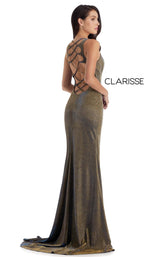 2 of 4 Clarisse 8071 Dress Gold-Royal