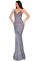 1 of 4 Clarisse 8097 Dress Gunmetal-Royal