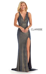 1 of 4 Clarisse 8110 Dress Gold-Royal