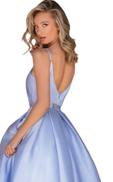 6 of 6 Clarisse 8182 Dress Periwinkle