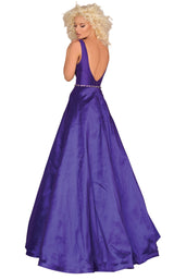 3 of 6 Clarisse 8194 Dress Purple