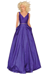 2 of 6 Clarisse 8194 Dress Purple