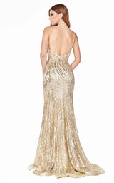 2 of 2 Cinderella Divine CR844 Dress Gold