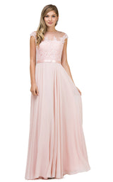 1 of 7 Dancing Queen 2121 Dress Blush