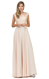 2 of 7 Dancing Queen 2121 Dress Champagne