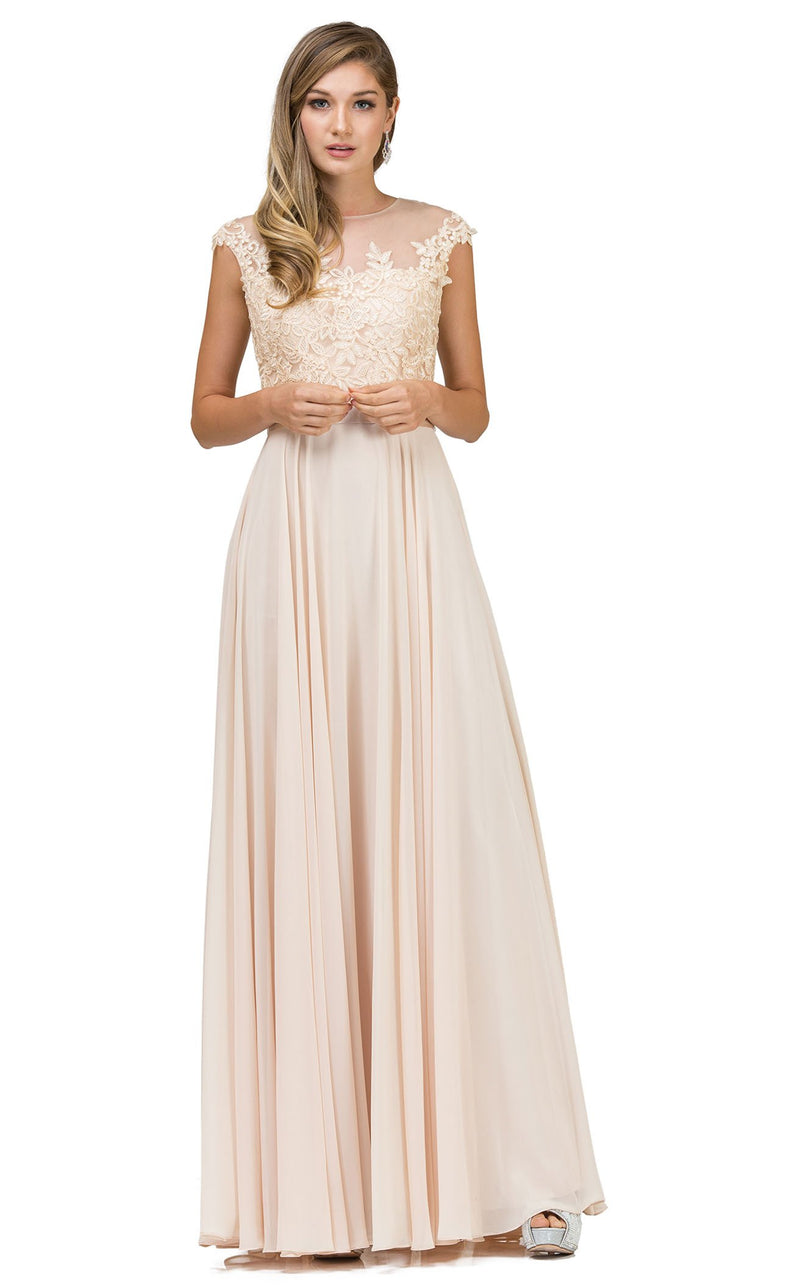 Dancing Queen 2121 Dress Champagne